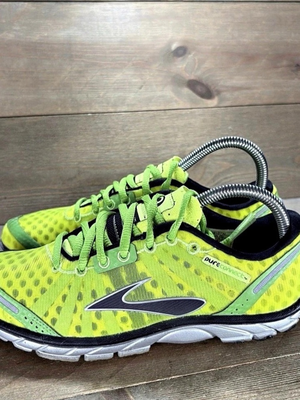 Brooks PureConnect Women's Athletic Shoes Bright Green US 7